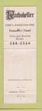 Matchbook Cover - Rathskeller Knoxville TN Beer Stein