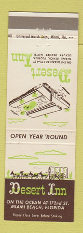 Matchbook Cover - Desert Inn Miami Beach FL
