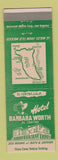 Matchbook Cover - Hotel Barbara Worth El Centro CA