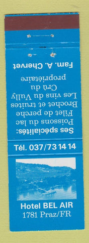 Matchbook Cover - Hotel Bel Air Chervet