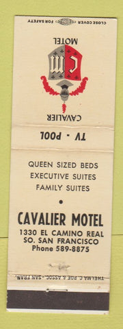 Matchbook Cover - Cavalier Motel South San Francisco CA
