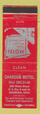 Matchbook Cover - Chardon Motel Chardon OH RED