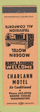 Matchbook Cover - Charlann Motel Grand Coulee WA