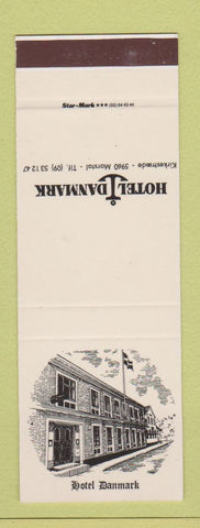 Matchbook Cover - Hotel Danmark Kirkestraede Marstal
