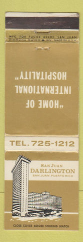 Matchbook Cover - Darlington Hotel San Juan Puerto Rico WEAR