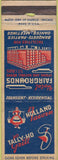 Matchbook Cover - Holland Tavern Hotel Fairgrounds ST Louis MO