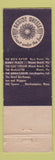 Matchbook Cover - Roney Plaza Hotel Miami Beach FL