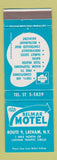 Matchbook Cover - Belmar Motel Latham NY