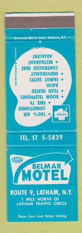 Matchbook Cover - Belmar Motel Latham NY