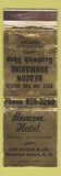Matchbook Cover - Beacon Hotel Hampton Beach NH WEAR
