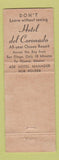 Matchbook Cover - Chapman Park Hotel Los Angeles CA