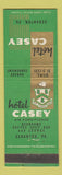 Matchbook Cover - Hotel Casey Scranton PA #1 GREEN