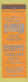 Matchbook Cover - Charlann Motel Grand Coulee WA WEAR ORANGE