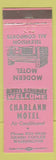 Matchbook Cover - Charlann Motel Grand Coulee WA PINK