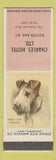 Matchbook Cover - Charles Hotel Boston Bar BC Wire Hair Terrier