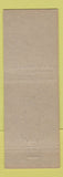 Matchbook Cover - Charles Hotel Boston Bar BC Wire Hair Terrier