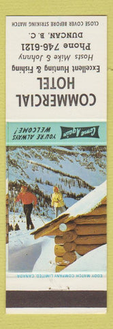 Matchbook Cover - Commercial Hotel Duncan BC