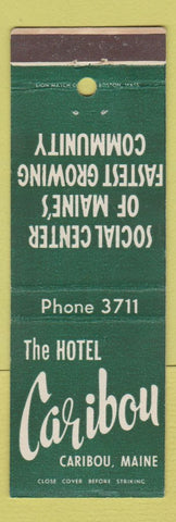 Matchbook Cover - Hotel Caribou ME