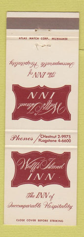 Matchbook Cover - Wulff's Island Inn Mequon WI