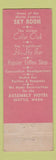 Matchbook Cover - Wilton Hotel Long Beach CA