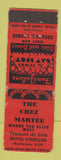Matchbook Cover - Chez Martee Hotel Sterling MI WORN