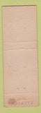 Matchbook Cover - Motel Carby Kingsville TX