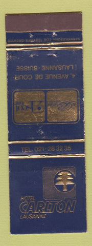 Matchbook Cover - Hotel Carlton Lausanne WEAR