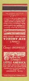 Matchbook Cover Covey's Little America Granger WY Salt Lake City UT Pocatello ID