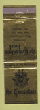 Matchbook Cover - Consulate Hotel New York City