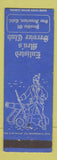 Matchbook Cover - Enlisted Men's Service Club San Francisco CA Presidio