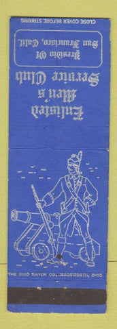 Matchbook Cover - Enlisted Men's Service Club San Francisco CA Presidio