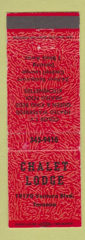 Matchbook Cover - Chalet Lodge Tarzana CA
