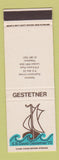 Matchbook Cover - Gestetner Duplicators London UK England SAMPLE