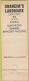 Matchbook Cover - The Kettle Restaurant Anaheim CA