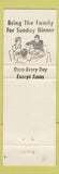 Matchbook Cover - Wonder Bar Steak House Biddeford ME