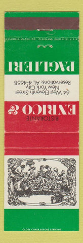 Matchbook Cover - Ristorante Enrico Paglieri New York City Italian