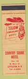 Matchbook Cover - Country Squire Motel Littleton NH WEAR