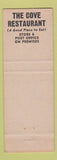 Matchbook Cover - Cove Motel Bar Harbor ME
