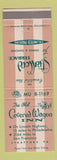 Matchbook Cover - Old Covered Wagon Inn Strafford PA WEAR
