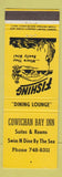 Matchbook Cover - Cowichan Bay Inn  BC