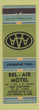 Matchbook Cover - Bel Air Motel Las Cruces NM