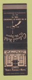 Matchbook Cover - Colonial Hotel York PA