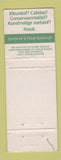 Matchbook Cover - 7Up Soda Foreign WORN
