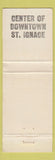 Matchbook Cover - Belle Isle Inn St Ignace MI