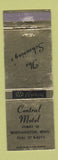 Matchbook Cover - Central Motel Worthington MN