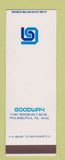 Matchbook Cover - Goodway Philadelphia PA SAMPLE DD Bean
