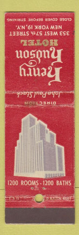 Matchbook Cover - Henry Hudson Hotel New York City