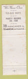 Matchbook Cover - Earl Abel's Restaurant San Antonio TX
