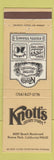 Matchbook Cover - Knott's Berry Farm Buena Park CA