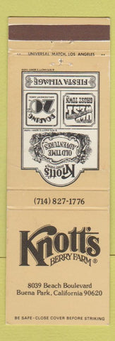 Matchbook Cover - Knott's Berry Farm Buena Park CA